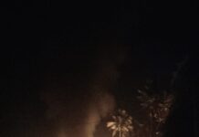 തലക്കോടിന് സമീപം ടൂറിസ്റ്റ് ബസിന് തീപിടിച്ചു